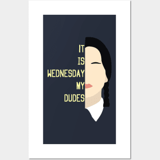 It is Wednesday my dudes retro meme Posters and Art